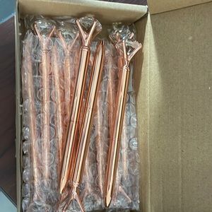 Rose Gold Diamond Pen Set